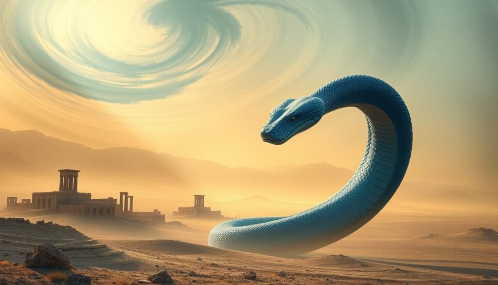 blue snake dream biblical meaning