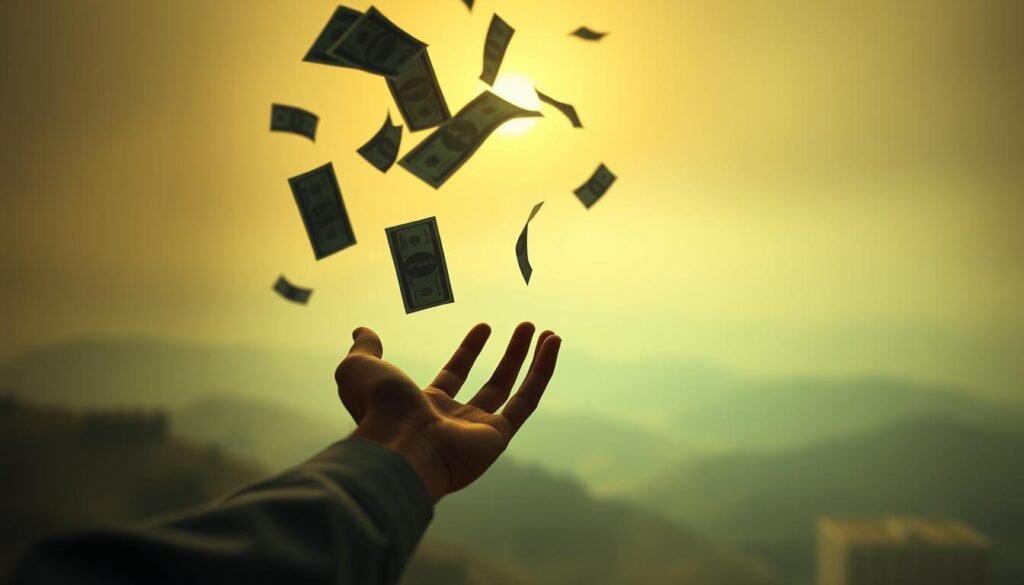 seeing paper money in dream meaning