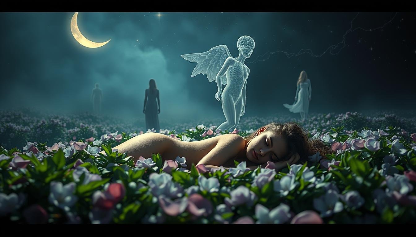 sleeping with a man in a dream spiritual meaning