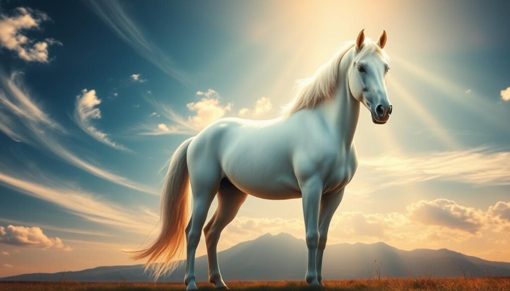 white horse dream meaning biblical