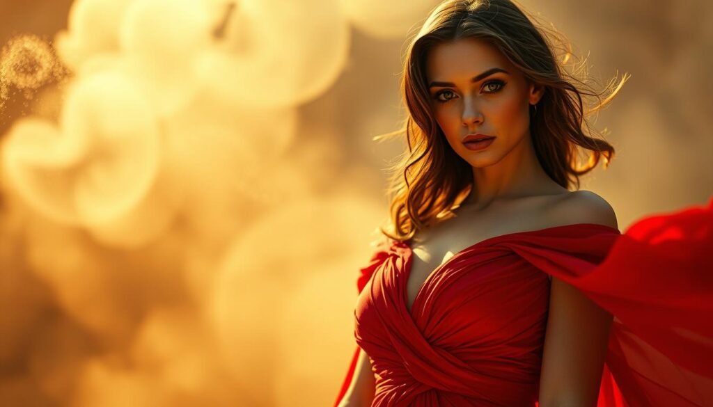 woman in red dress dream meaning